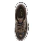 Sneakersy damskie Guess FLFBRT PEL12 brown -3