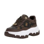 Sneakersy damskie Guess FLFBRT PEL12 brown -2