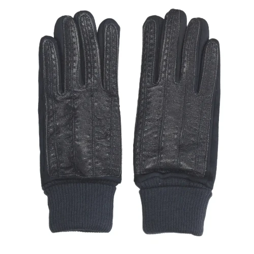 Rękawiczki skórzane Toscanio 19021 granat