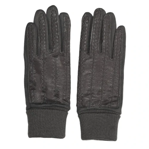 Rękawiczki skórzane Toscanio 19021 szary