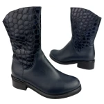 Botki damskie Higo 2436 granat-3