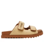 Klapki damskie Guess FLJFDE FAB19 tan-1