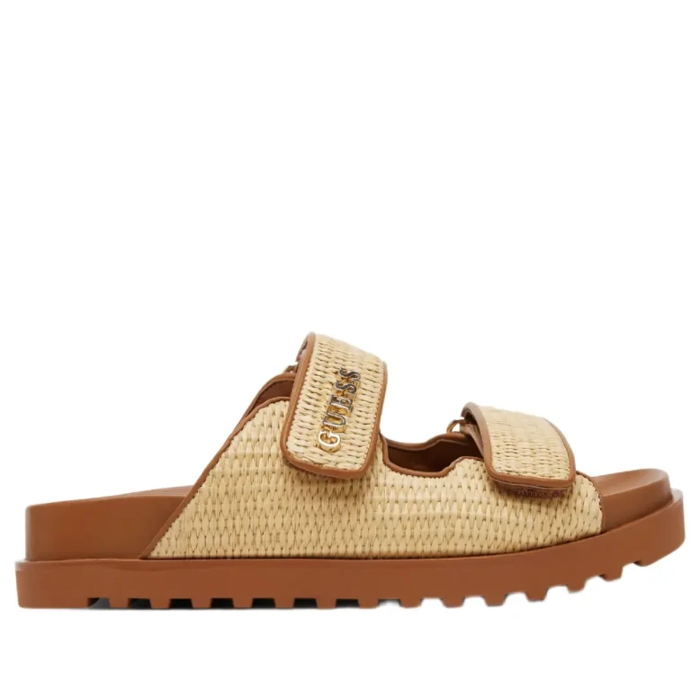 Klapki damskie Guess FLJFDE FAB19 tan-1