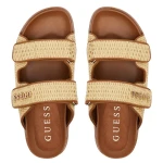 Klapki damskie Guess FLJFDE FAB19 tan-3