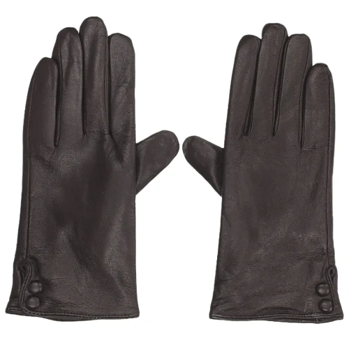 Rękawiczki skórzane Toscanio HH-02 czekolada