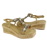 Sandały damskie Alma en Pena V241004 Suede Sand-3