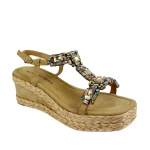 Sandały damskie Alma en Pena V241004 Suede Sand-2