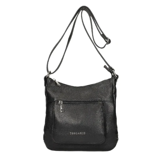 Torebka damska listonoszka Toscanio F92 czarny