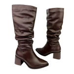 Kozaki damskie Higo 2929 CZEK452 brąz-3