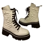 Botki damskie Boccato 230.2015 kremowe-3