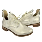 Botki damskie Higo 2130/V złoty -PZ-3