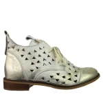 Botki damskie Higo 2503 złoty przecierany-1