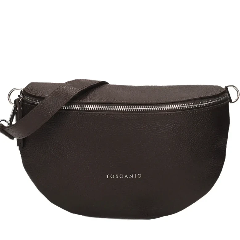Torebka damska nerka Toscanio F181 c.brąz D23-1