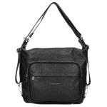 Torebka damska plecak Toscanio F203 czarny-1