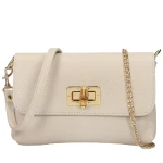 Torebka damska listonoszka Toscanio F175 krem D37-1