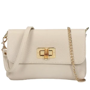 Torebka damska listonoszka Toscanio F175 krem D37