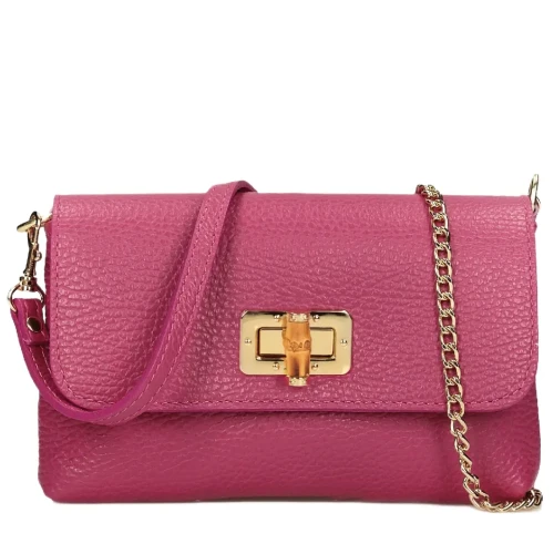 Torebka damska listonoszka Toscanio F175 fukscja DO2