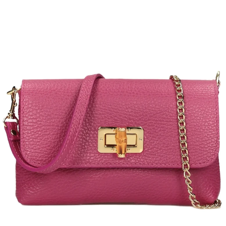 Torebka damska listonoszka Toscanio F175 fukscja DO2 -1