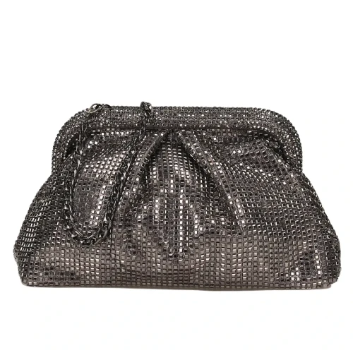 Torebka damska kopertówka Toscanio JS-90062 szara