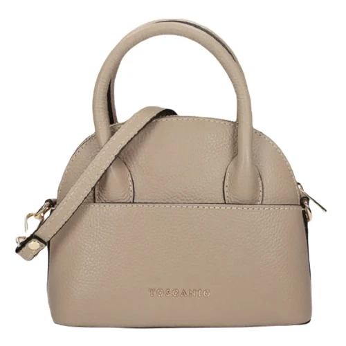 Torebka damska kuferek Toscanio F164 beż D05 
