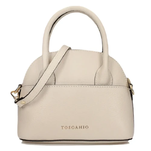 Elegancki kuferek damski Toscanio F164 krem D37