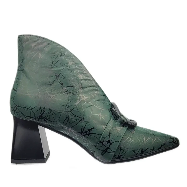 Botki damskie Higo 2413 ZIELONY183-1