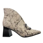 Botki damskie Higo 2413 BEŻ176-1