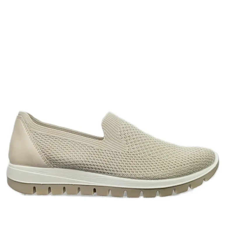 Półbuty damskie Igi&Co 1150033 flyknit beige-1