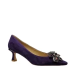 Czółenka damskie Alma en Pena I23122 suede violet-2