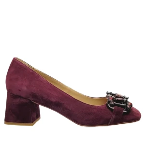 Czółenka damskie Alma en Pena I23213 suede vine