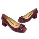 Czółenka damskie Alma en Pena I23213 suede vine-3