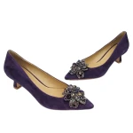 Czółenka damskie Alma en Pena I23122 suede violet-3