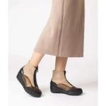 Botki WONDERS SASHA C-33302 WILD I NEGRO GLOW ORO-2
