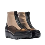 Botki WONDERS SASHA C-33302 WILD I NEGRO GLOW ORO-3