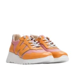 Sneakersy damskie WONDERS E-6741 WILD V. APRICOT WILD V. BLUSH-3