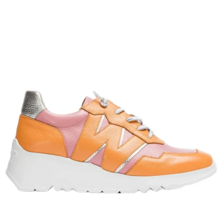 Sneakersy damskie WONDERS E-6741 WILD V. APRICOT WILD V. BLUSH-1