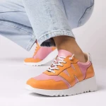 Sneakersy damskie WONDERS E-6741 WILD V. APRICOT WILD V. BLUSH-2