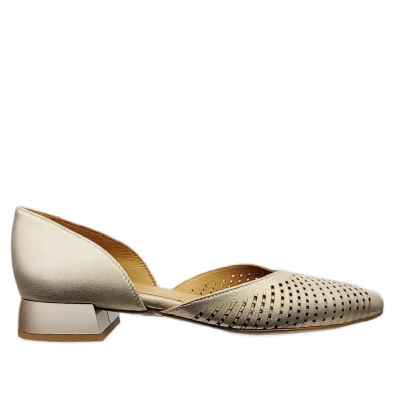 Baleriny damskie Boccato Nela szampan-1