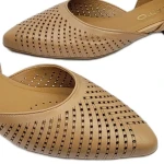 Baleriny damskie Boccato Nela brąz-4