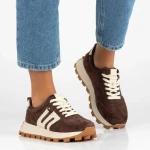 Sneakersy damskie Filippo DP6743/26 D BR brązowe-2