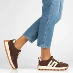 Sneakersy damskie Filippo DP6743/26 D BR brązowe-4