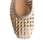 Baleriny damskie Gioseppo Wendell 79105-P platyna-3