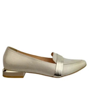 Baleriny damskie Arka Bioeco 5971/1097/2094 złote