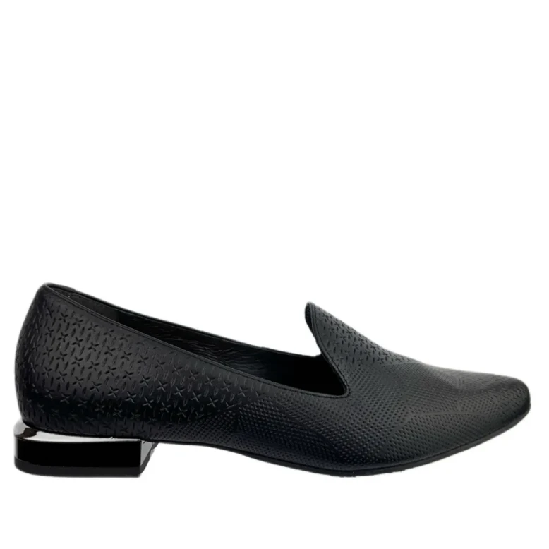 Baleriny damskie skóra Arka Bioeco 6148/0308 czarny-1