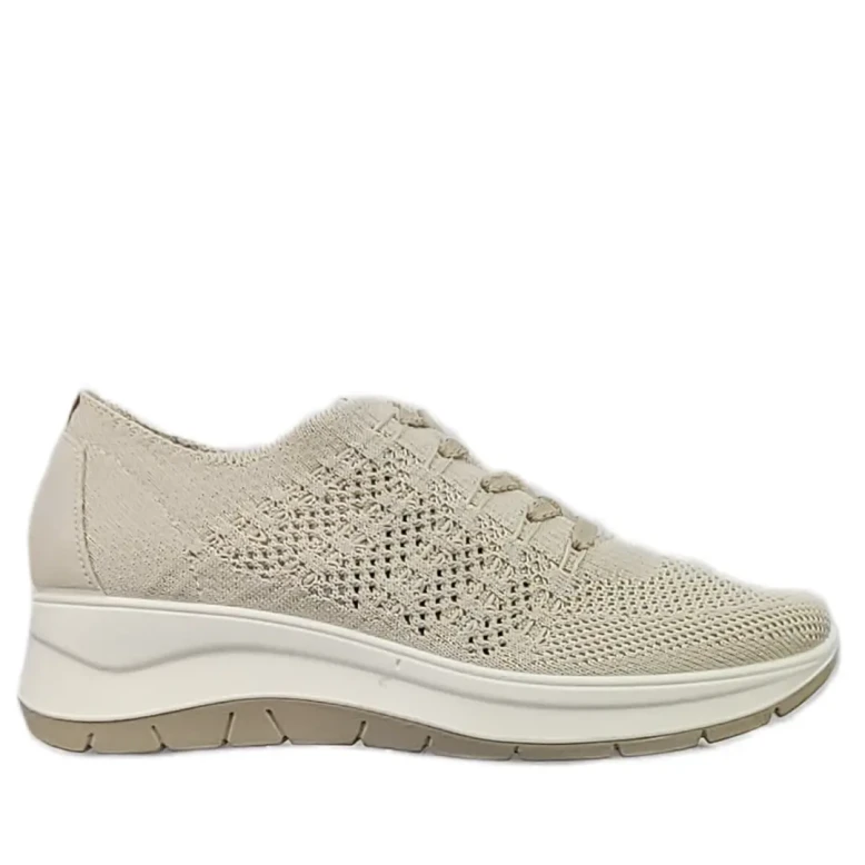 Sneakersy damskie Igi&Co 1140833 cream plat-1