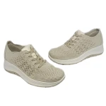 Sneakersy damskie Igi&Co 1140833 cream plat-3