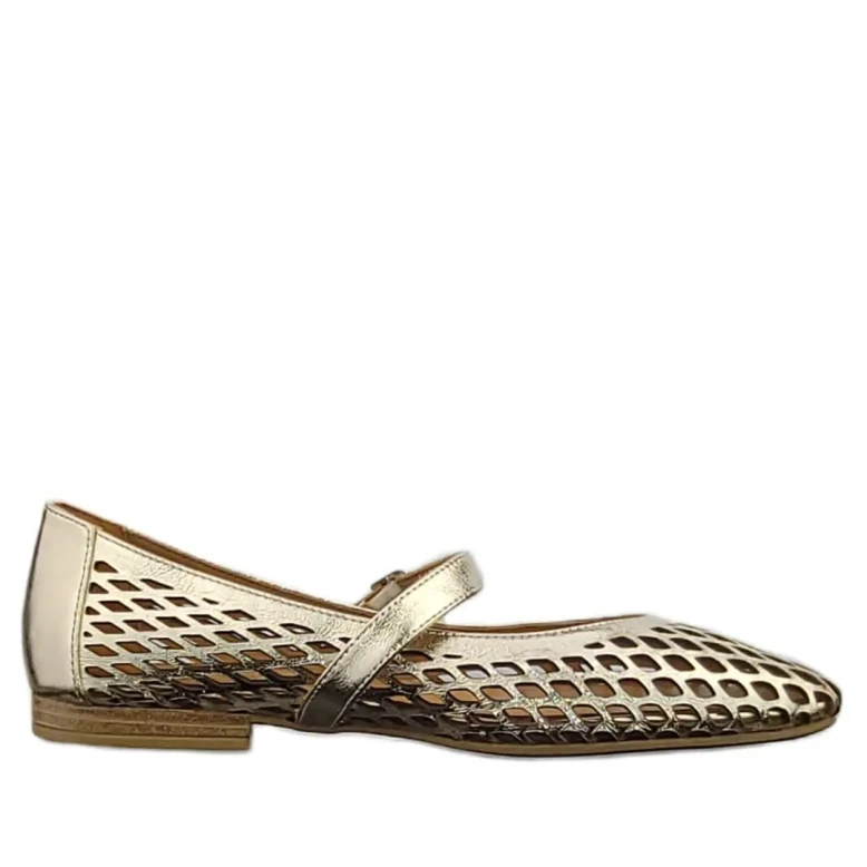 Baleriny damskie Boccato 0436 00301 2041 złote-1