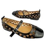 Baleriny damskie Boccato 0436 00305 6028 czarne-3