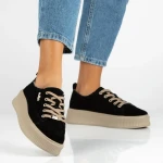 Sneakersy damskie Filippo DP6122/26 BK BE czarne-2