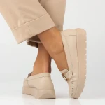 Mokasyny damskie Filippo DP6827/25 BE beżowe-4